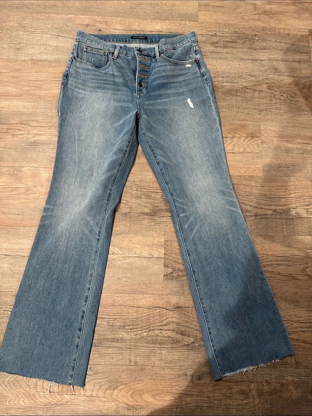 Slim Bootcut Women's Jeans in Faded Blue